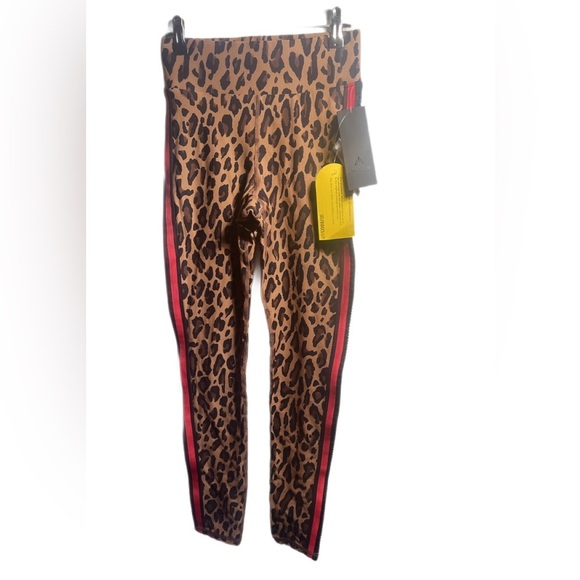 NWT Michi Leopard Print high waist athleisure comfortable Stretch Leggings S - Picture 2 of 4